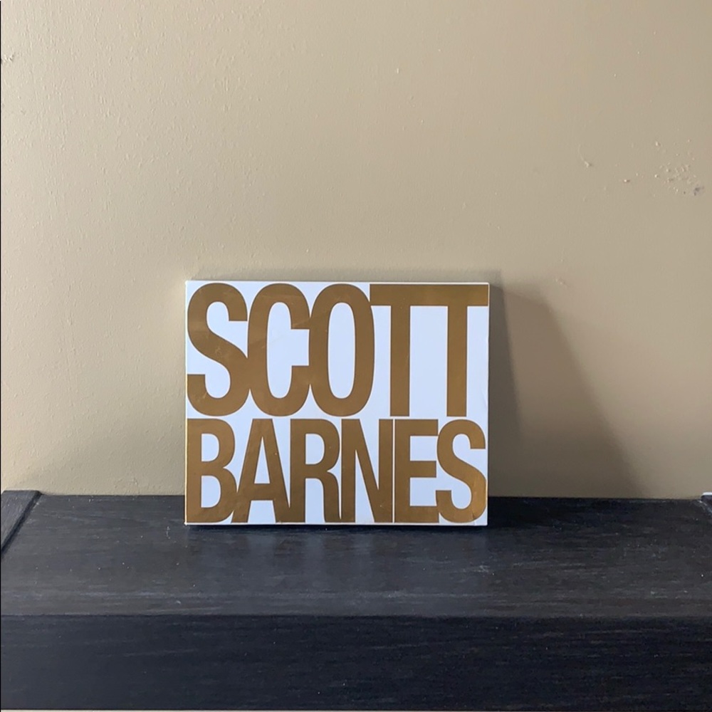 Scott Barnes eyeshadow palette